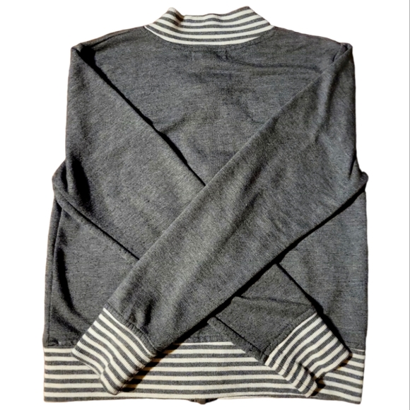 HP 😊 Btween Girl's L 10/12 Zip Up Sweatshirt Top Yummy Hamburger Pizza - Picture 4 of 4